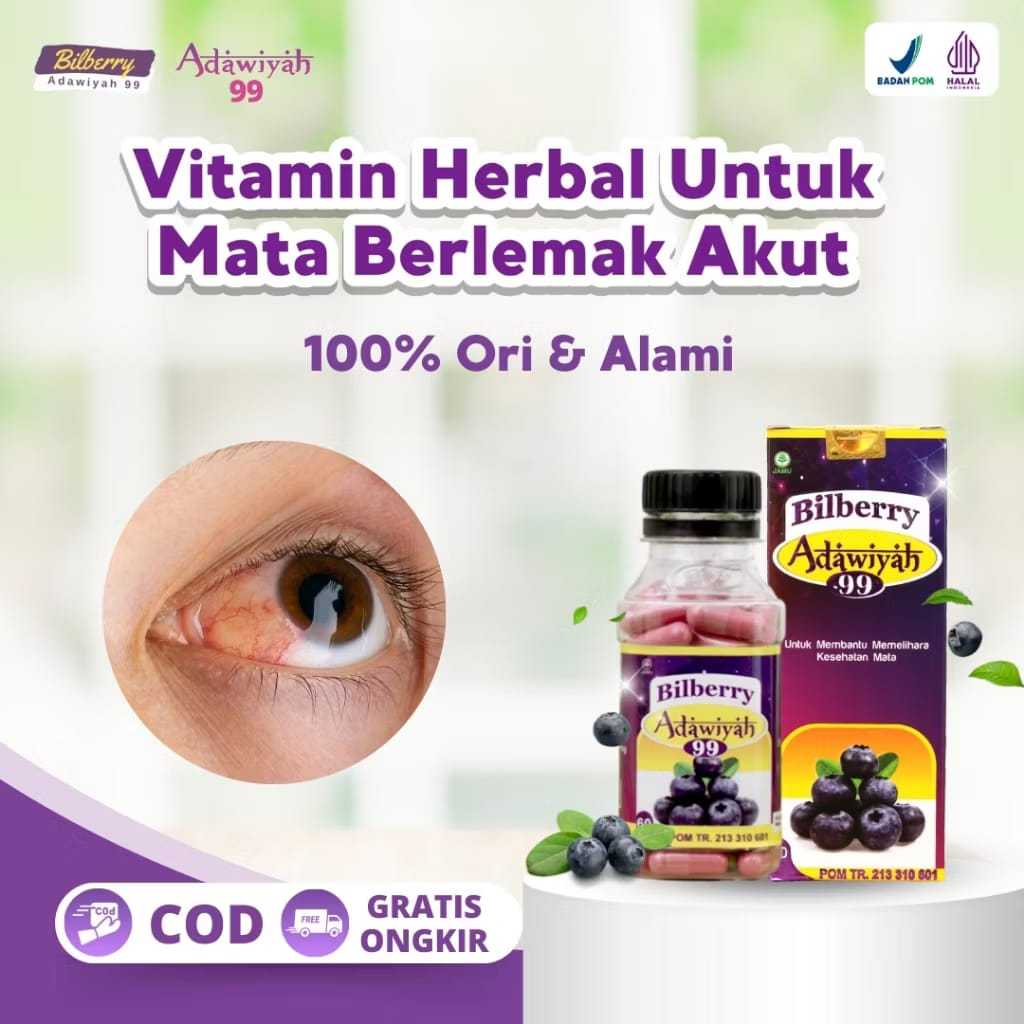 Bilberry Adawiyah99 Obat Mata Katarak Herbal