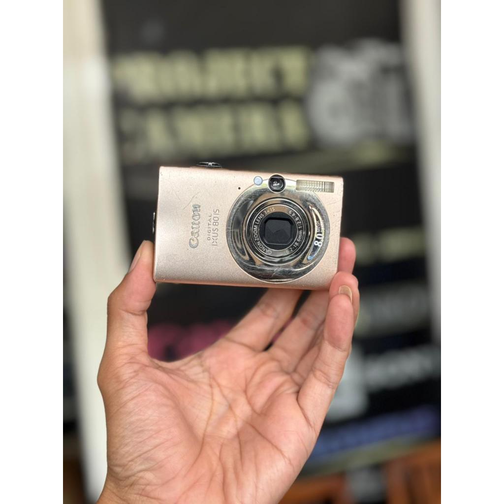 CANON IXUS 80 IS GOLD SIAP PAKAI