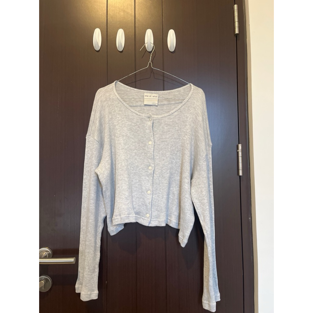 Shopatvelvet grey cardigan