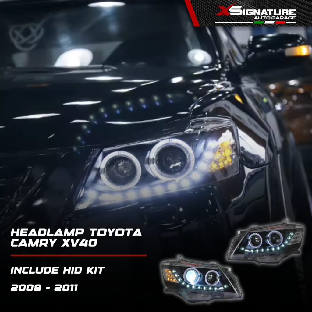 HEADLAMP TOYOTA CAMRY 2008 - 2011 INCLUNDE HID KIT