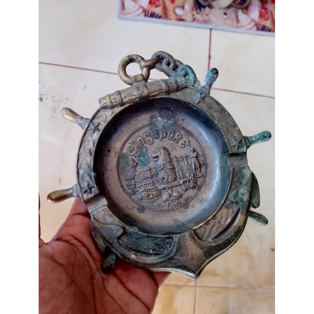 asbak Kuningan singapore jadul vintage antik