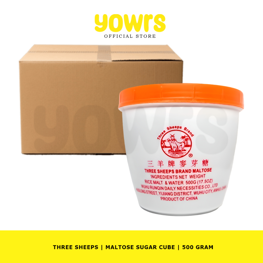 CTN - Maltose Sugar Cube 500 gram 1 DUS | Gula Beko | Maltose Syrup "Three Sheep" 500 gr 1 DUS | Mai
