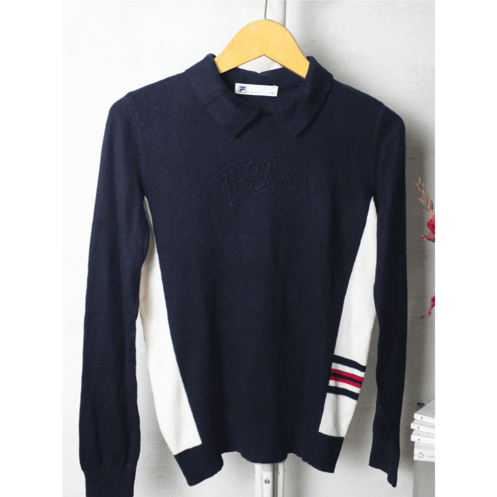 Teras Hanania | Pakaian Wanita | Atasan Fila Original Lengan Panjang