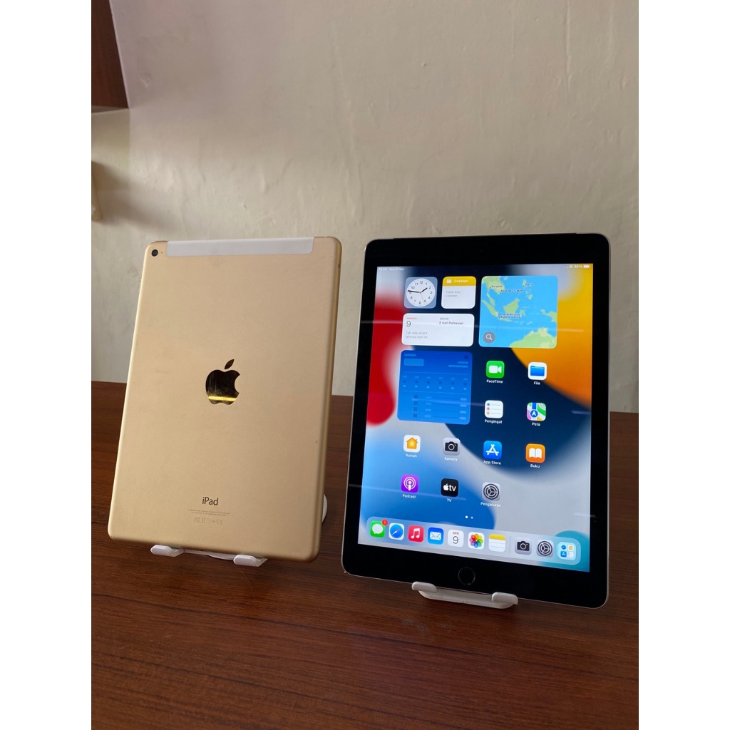Ipad Air 2 9.7" Inch Chip A8X Wifi Cellular 64 || 128 GB Second Original 100% Apple Termurah Garansi