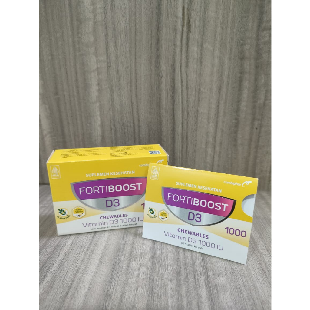 Fortiboost Vitamin D3 1000 IU Tablet Kunyah