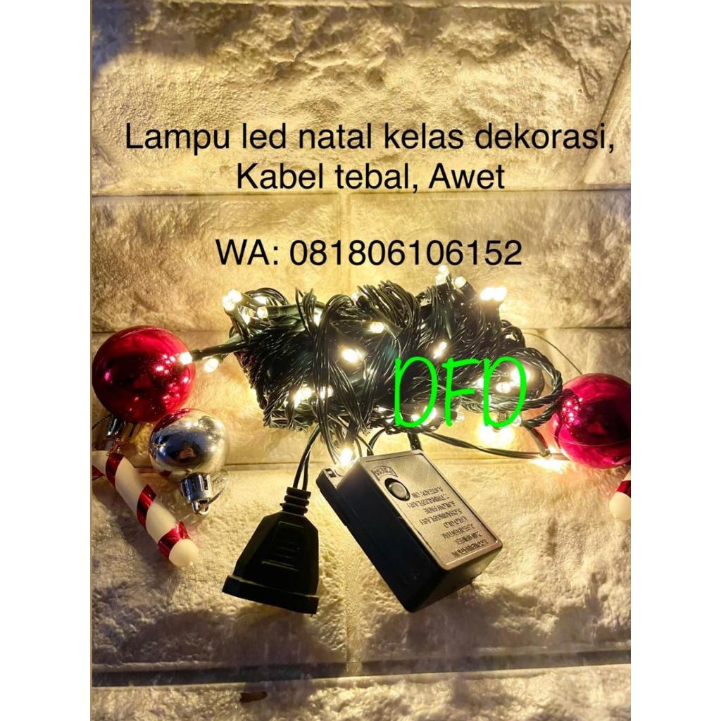 Lampu Natal Warm White / Lampu LED Natal Kuning
