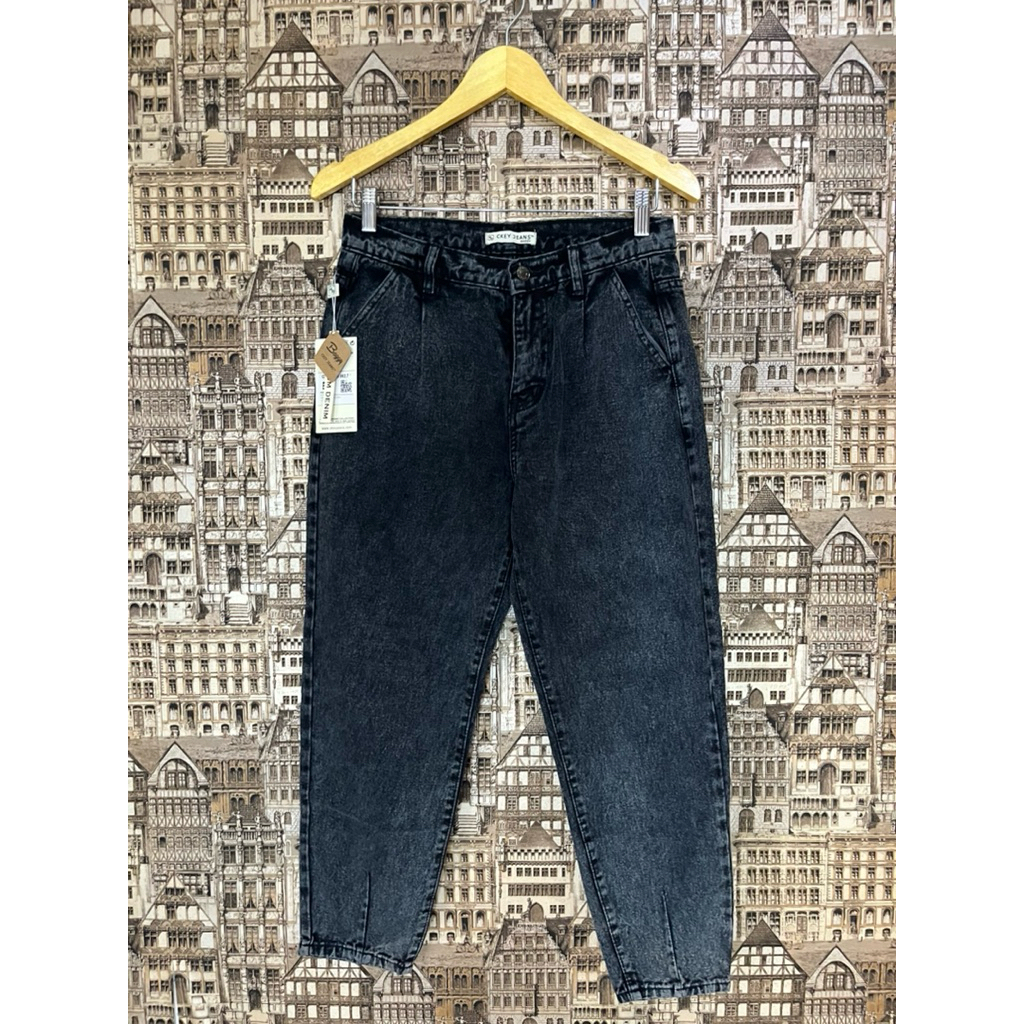 Baggy Jeans Ckey_ Hitam Smoke (NEW)