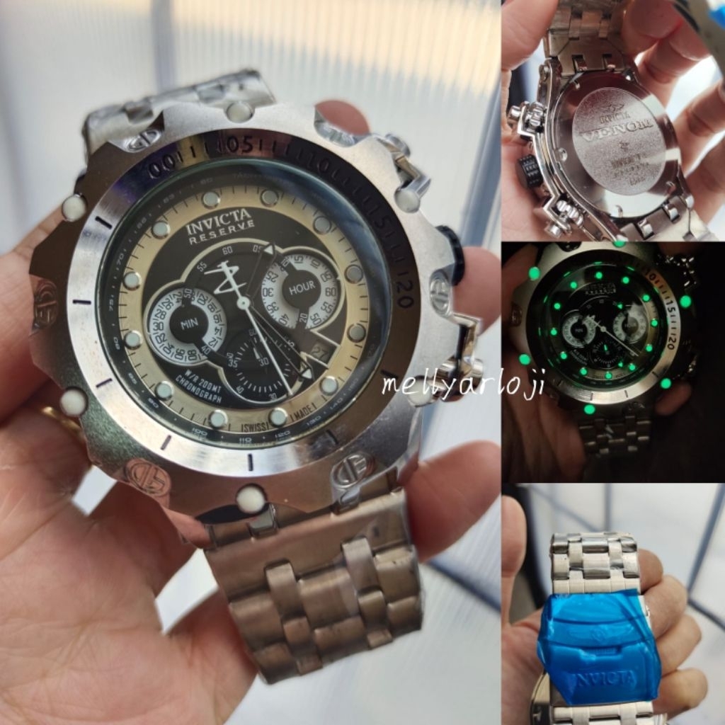 Jam tangan invicta venom chrono aktif big size