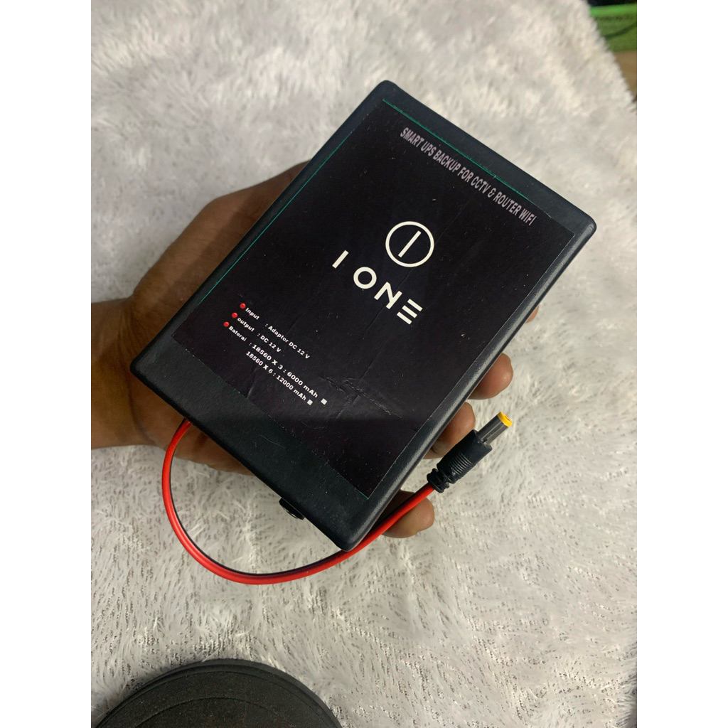UPS MINI 12 V ( Tanpa Baterai ) Isi 3 slot baterai 18650