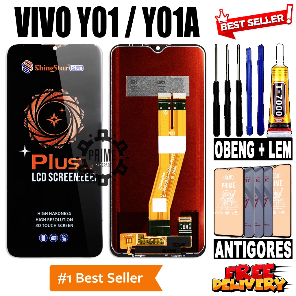 LCD TOUCHSCREEN VIVO Y01 / Y01A ORIGINAL SHINESTAR LCD VIVO Y01 / Y01A FULLSET