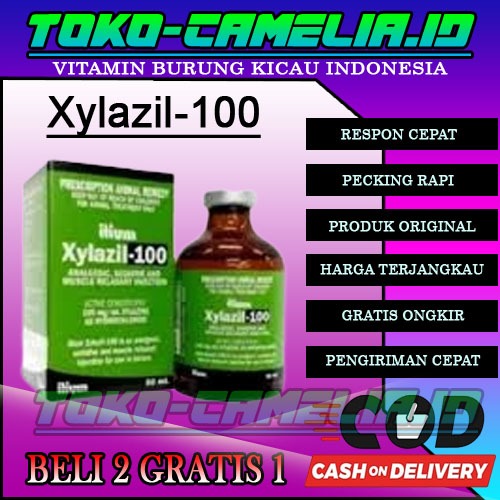 XYLAZIL-100 ILIUM ORIGINAL UNTUK HEWAN TERNAK ASLI