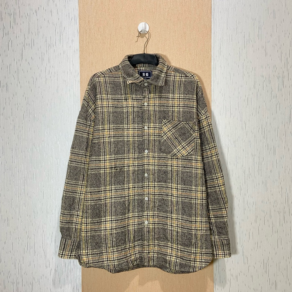 STORAGE THE GROUNDS Plaid Shirt / Size XL