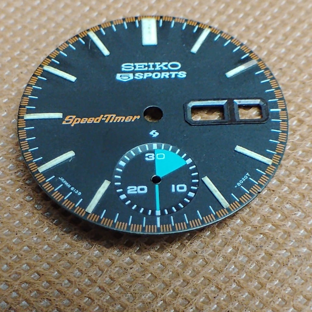 Plat dial Seiko Speed-Timer Chronograph 6139 original