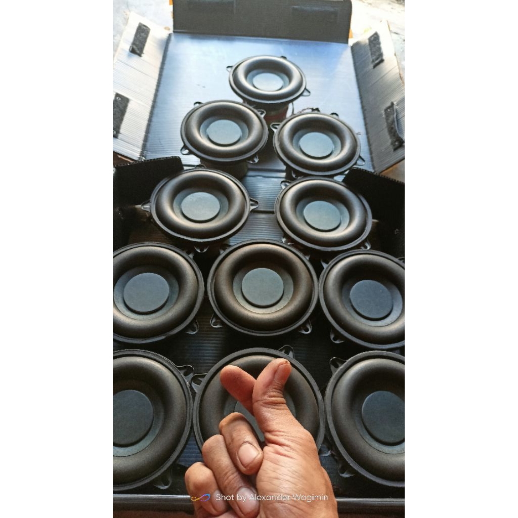 speaker subwoofer polytron 5inch donat. 30w sepasang