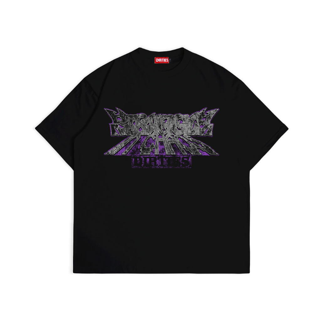 Dirties Youth - SIC Oversize Tshirt Black| Kaos Pria/Wanita | Heavyweight Cotton