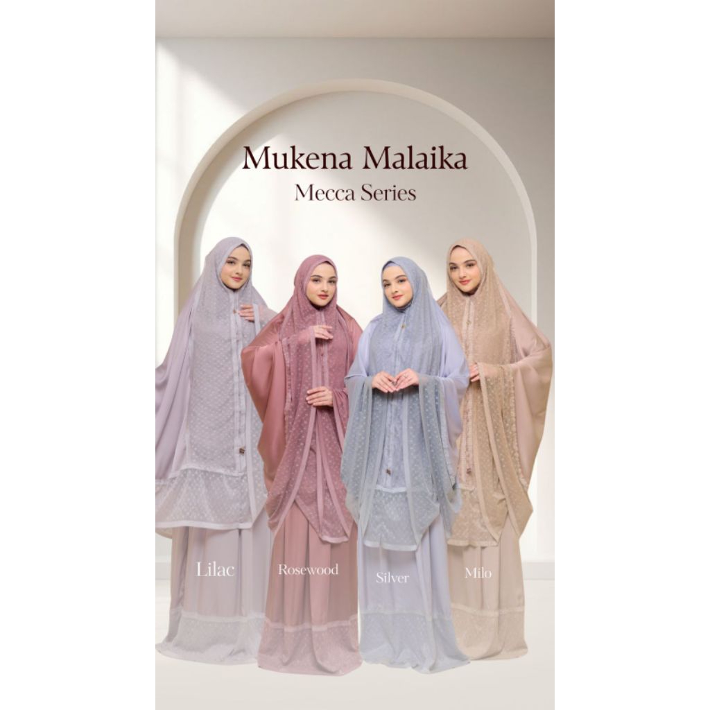 Mukena Mewah Lebaran Malaika Mecca Madeena free box
