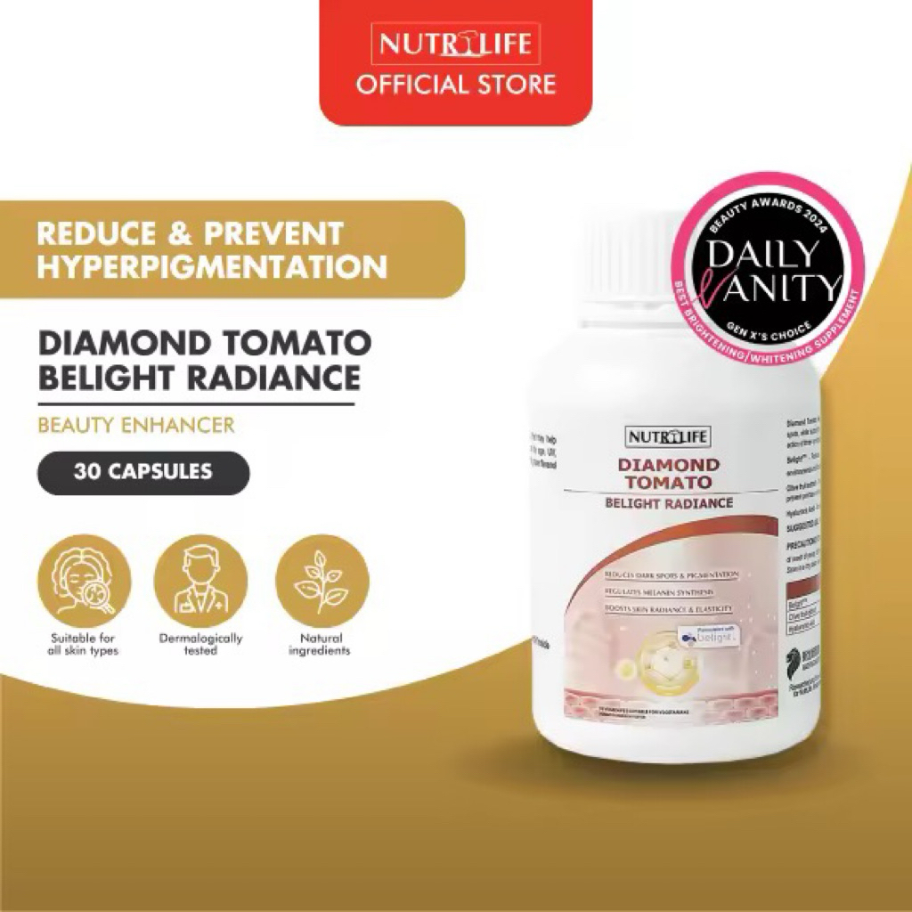 Nutrilife Diamond Tomato Belight Radiance (30 Vegecaps)