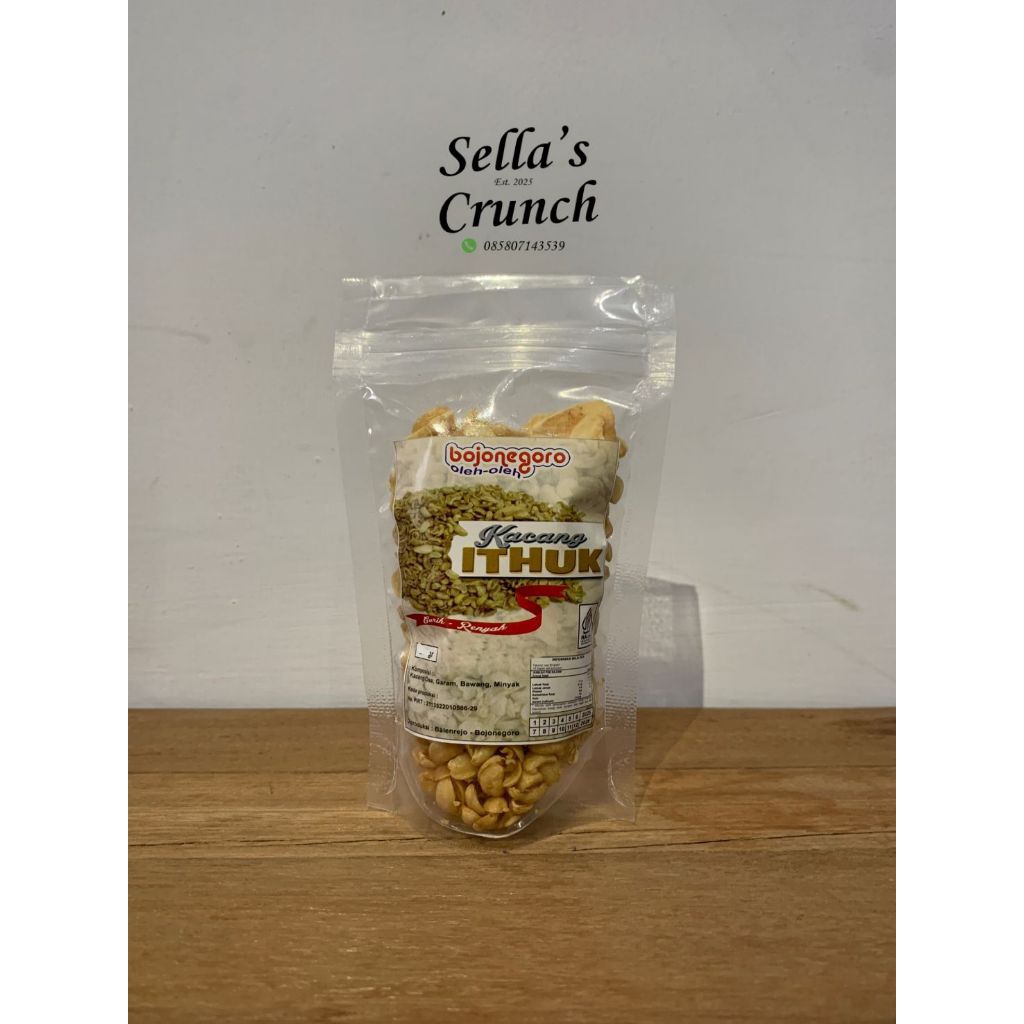 Kacang Ithuk - Kacang Ose/Kedelai Gurih Renyah Khas Bojonegoro Jawa Timur