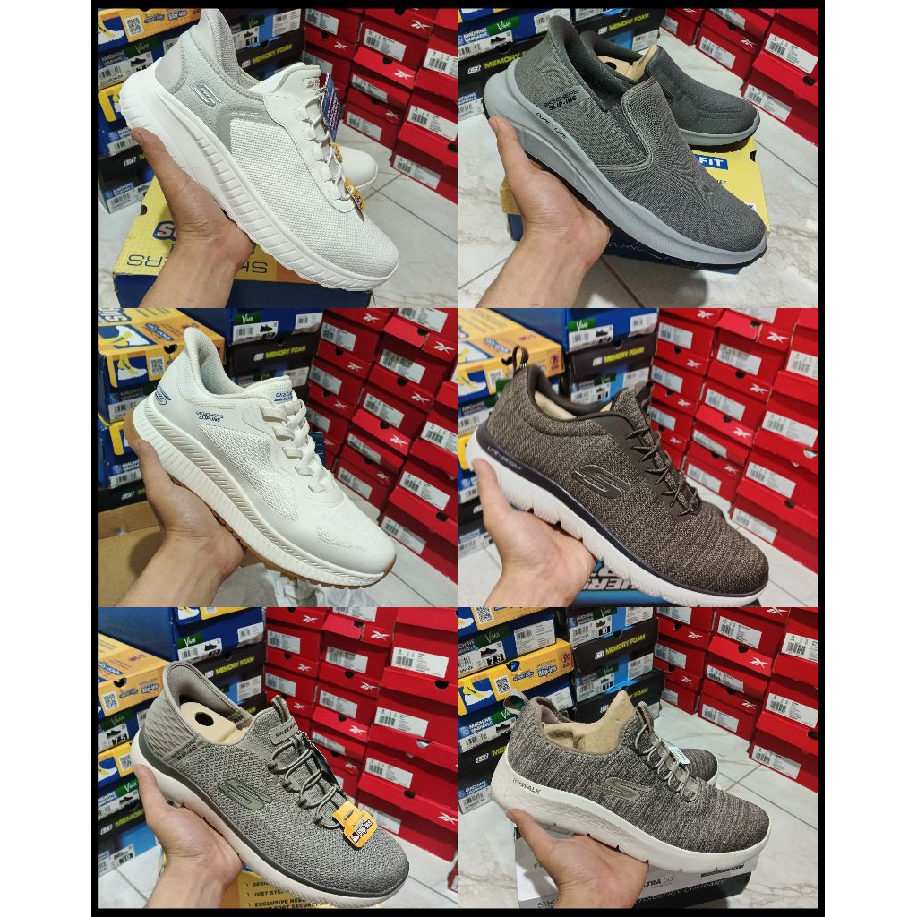 Sepatu Skechers Slip On Men's Original Sport station