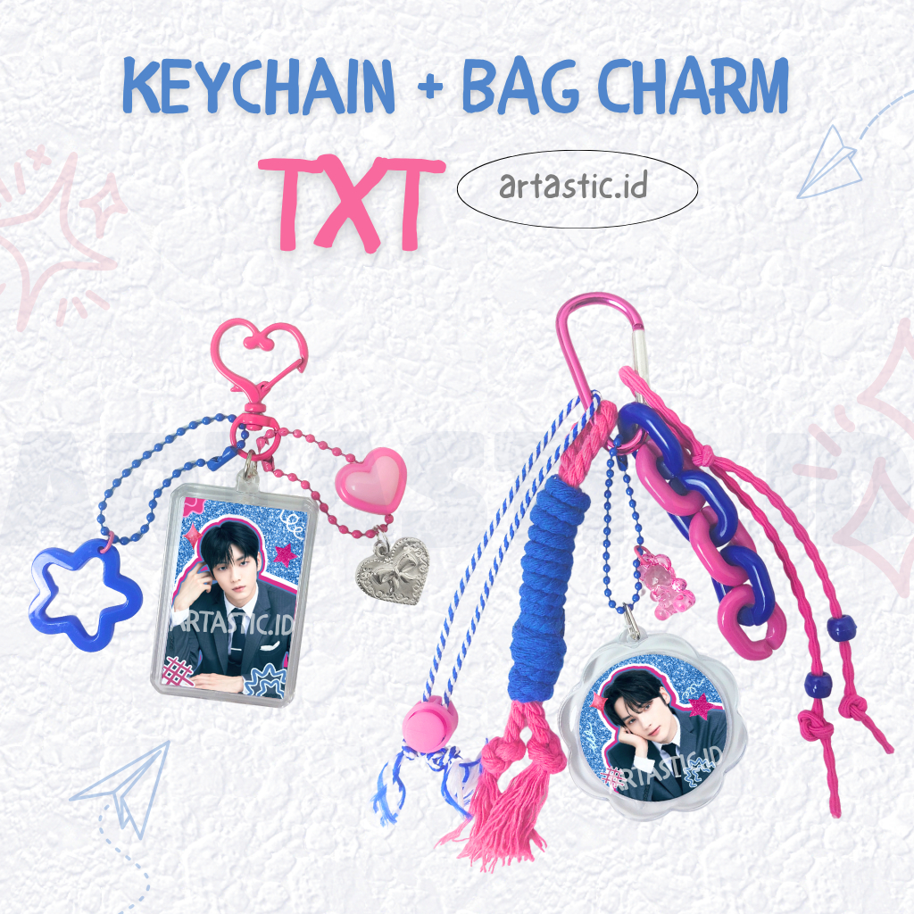Bag Charm TXT | Keychain TXT | Gantungan Kunci TXT | Keychain Tomorrow X Together | Bag Charm Tomorr