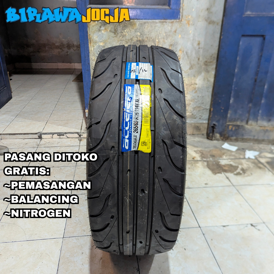 BAN PAJERO FORTUNER SEMI SLIK 265 60 R18 ACCELERA 651 SPORT - BAN FORTUNER RING 18