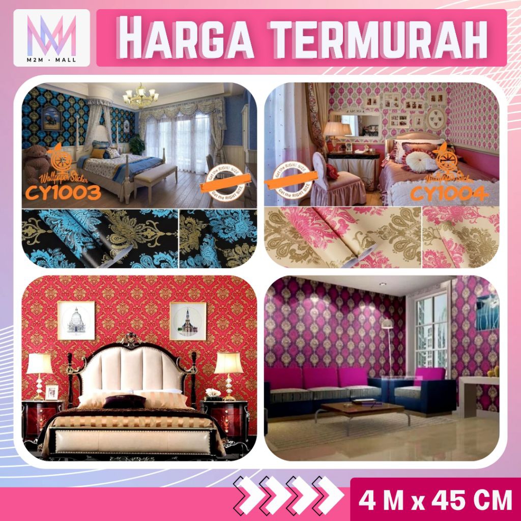 Wallpaper Dinding Kamar Wallpaper Dinding Ruang Tamu M2M Mall Wallpaper Dinding Batik Wallpaper Dind