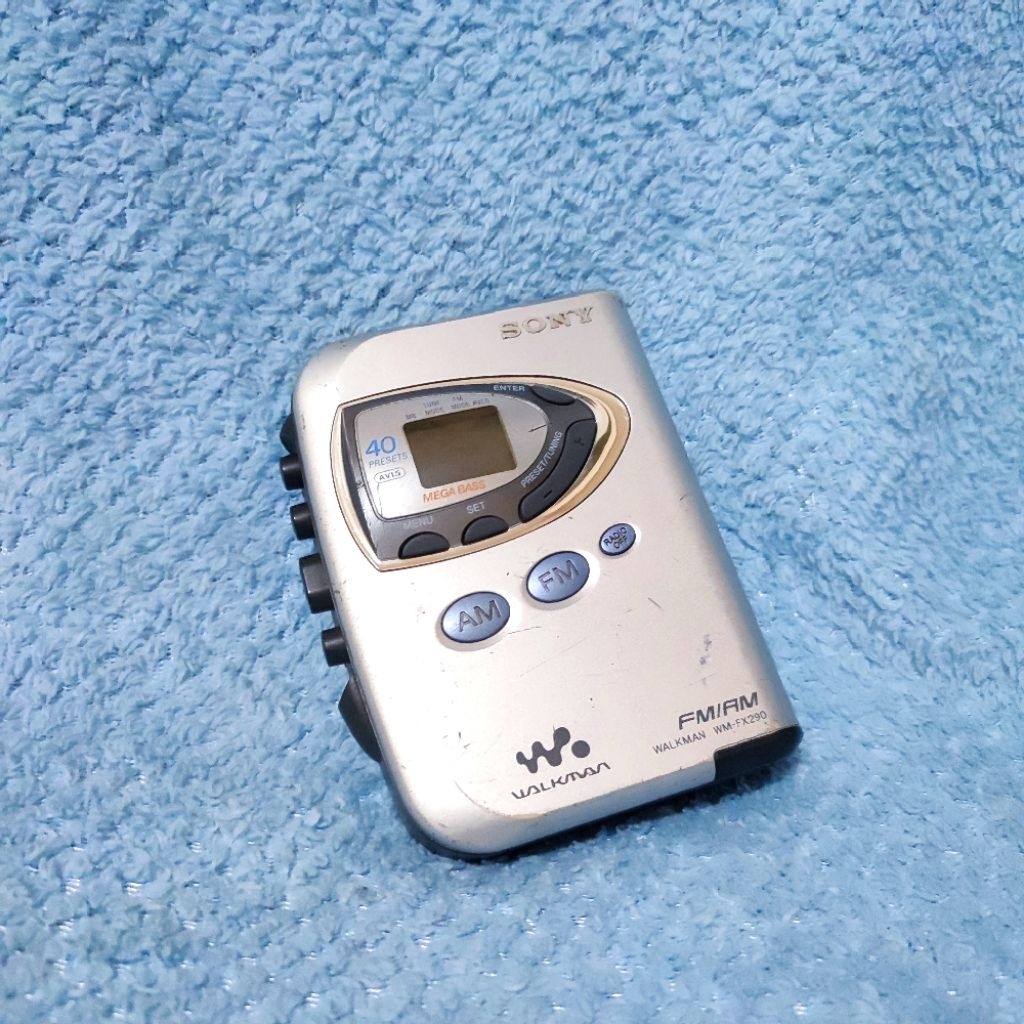 Pemutar Kaset Pita Walkman SONY WM-FX290 WMFX 290 WM FX290 NORMAL SIAP PAKAI