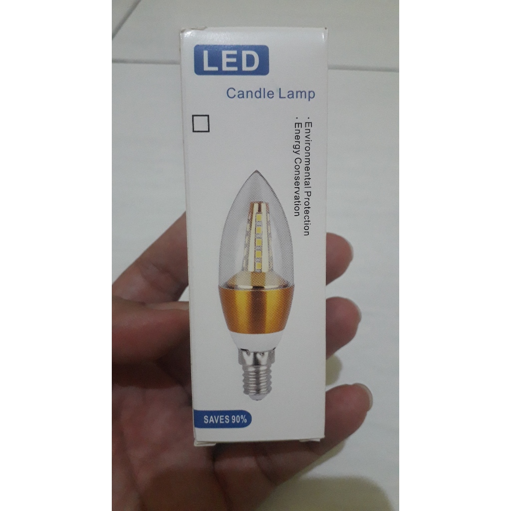 Lampu hias LED 5W Gold drat kecil