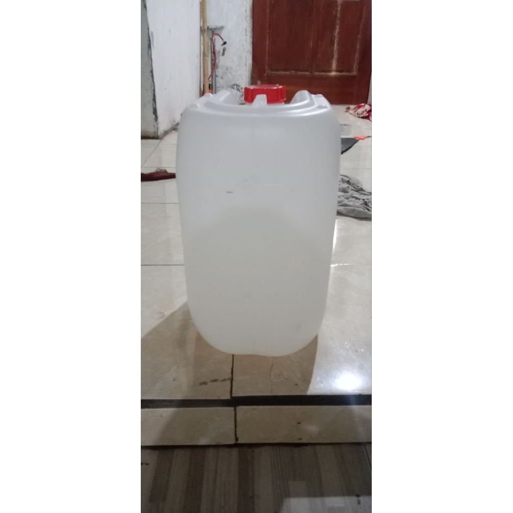 JERIGEN PUTIH BEKAS 1 KALI PAKAI 20 LITER