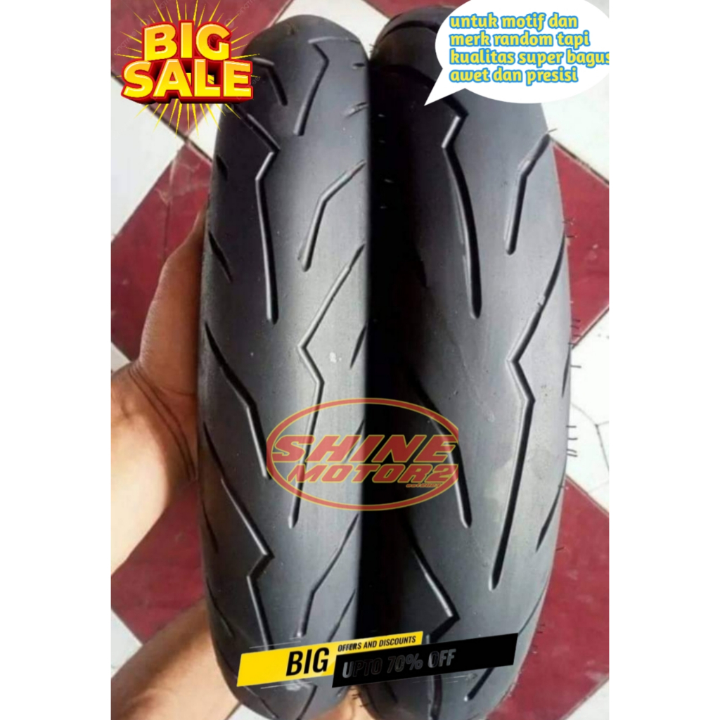 Michelin Ban Motor Matic Ring 14 Tubeles Berkualitas