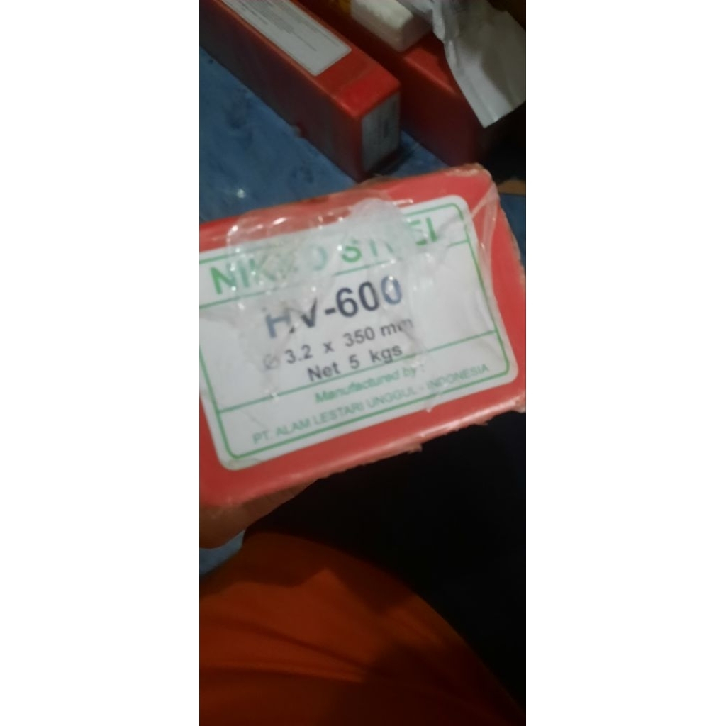 KAWAT LAS NIKKO STEEL HV-600 Size. 3.2MM