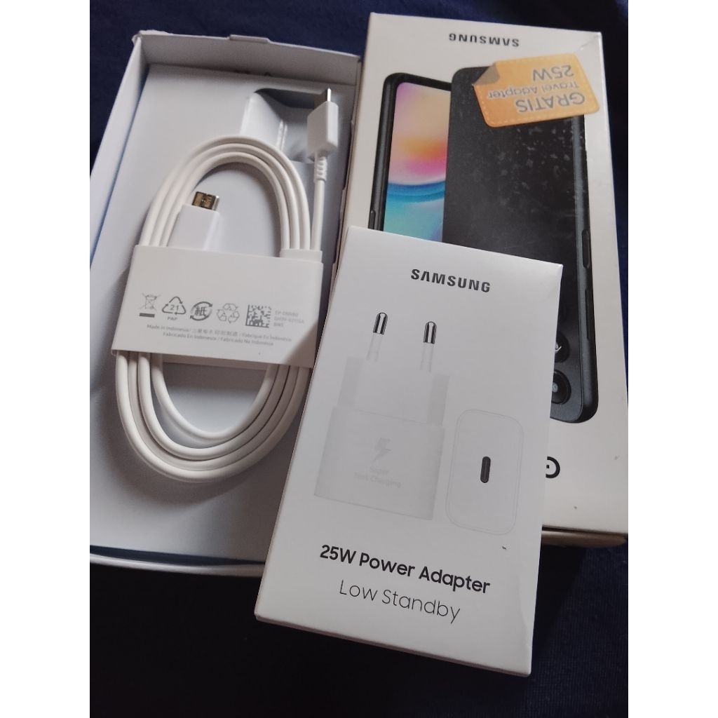 Charger original Samsung 25 watt super fast charger asli