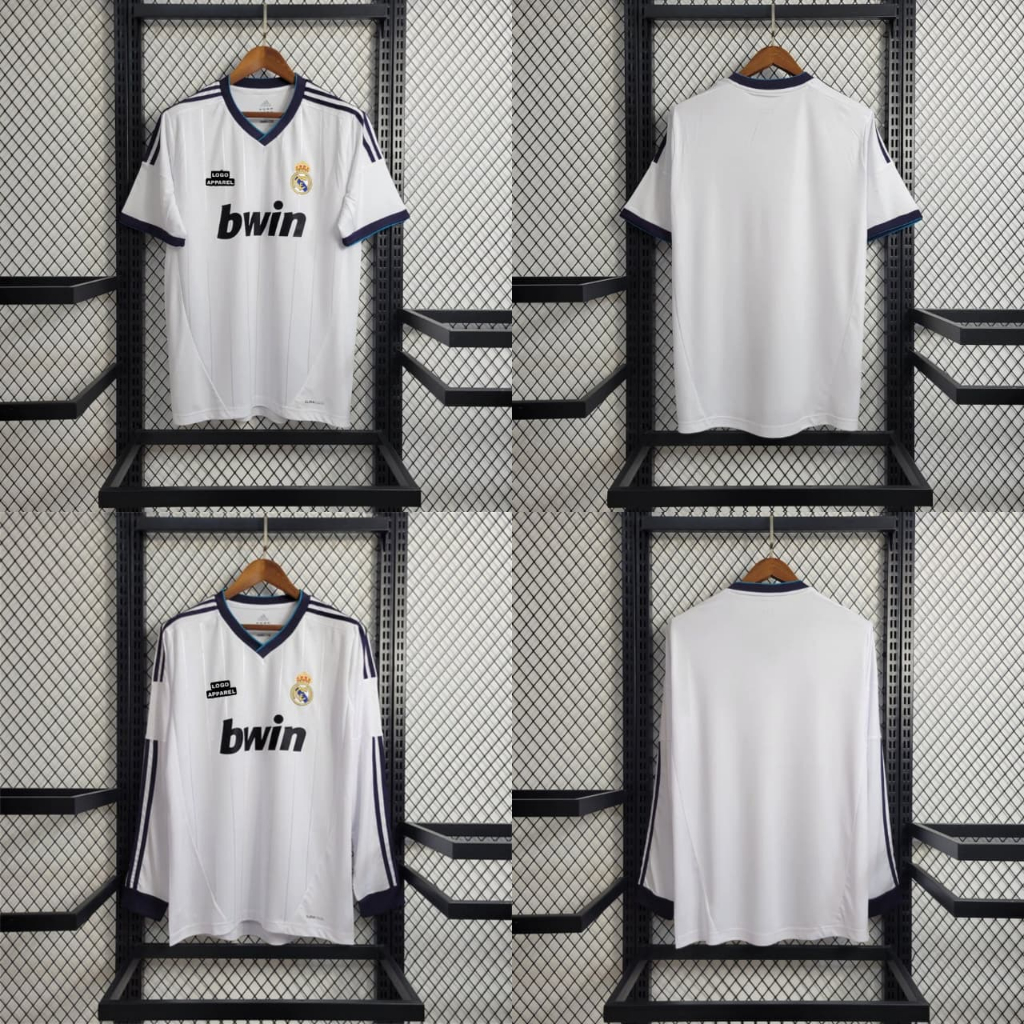 JERSEY RETRO VINTAGE MDRID HOME 2012/2013 BWIN GRADE ORI CLASSIC