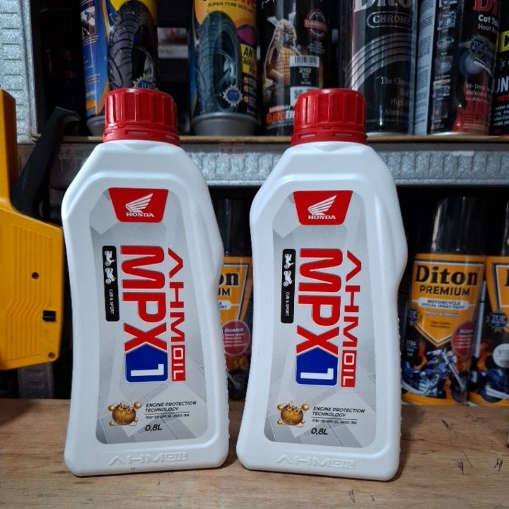 OLI MPX1 10w-30 0,8L Oli Mpx 1 AHM Oli Mesin Asli Honda Original MPX1 Oli Motor Bebek Honda