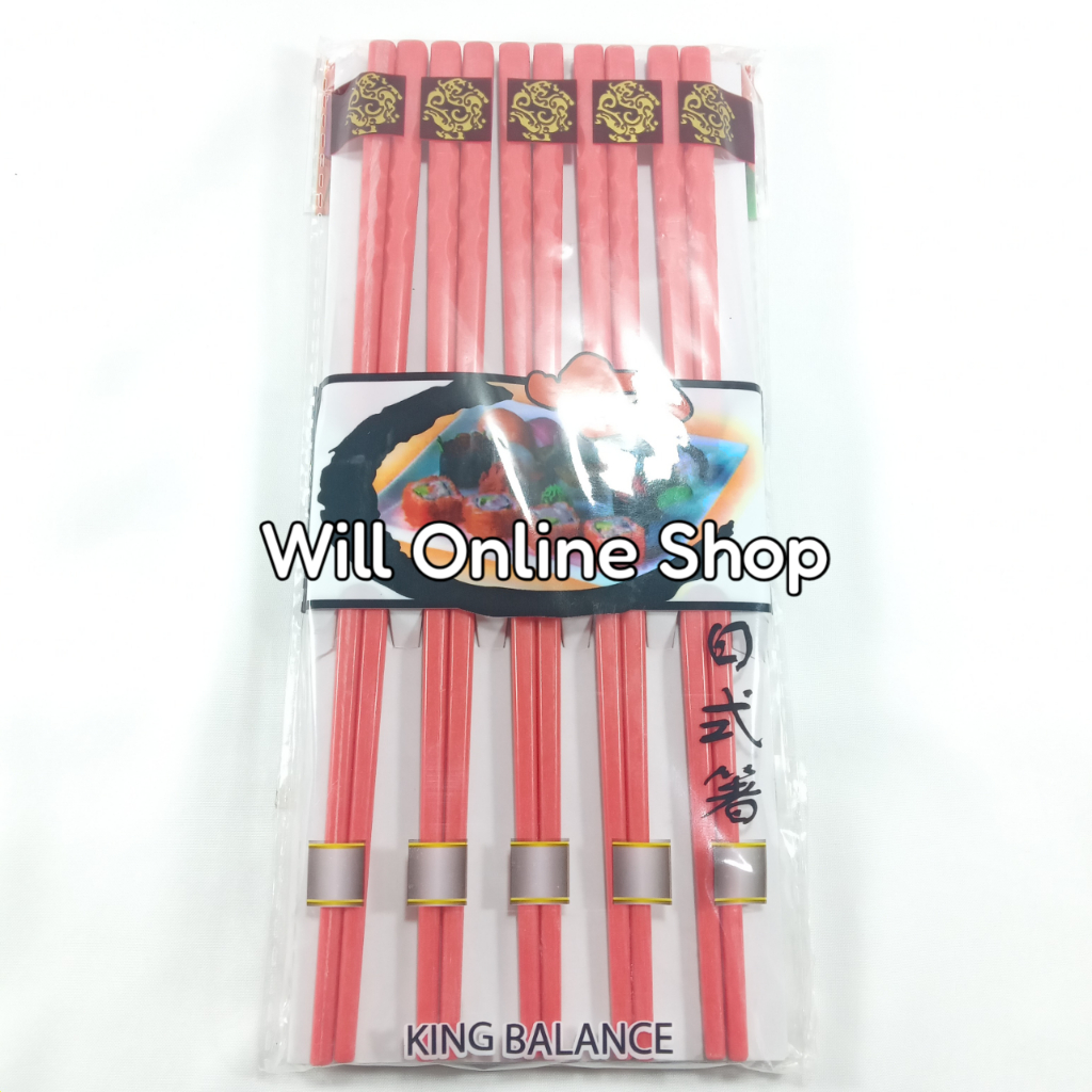 20 Pcs Sumpit Melamin Ulir