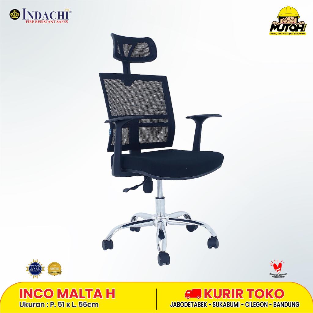 Kursi kantor headrest kursi Jaring gaming hidrolik INDACHI INCO MALTA H Bersertifikat TKDN