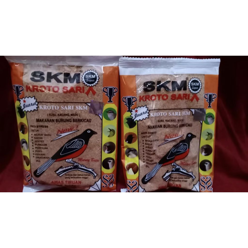 SKM voer halus krotosari pakan burung