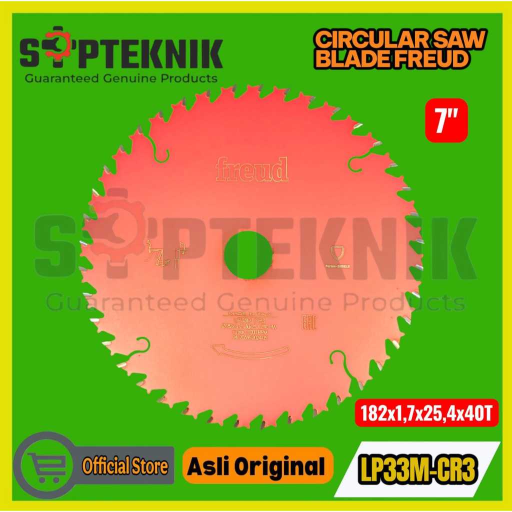 TCT BLADE CIRCULAR SAW 7" 40T FREUD