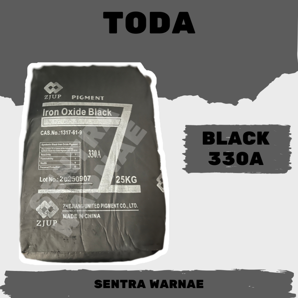 Pewarna Pigment/Iron Oxide/Oker/Verf - Toda Hitam / Black 2330