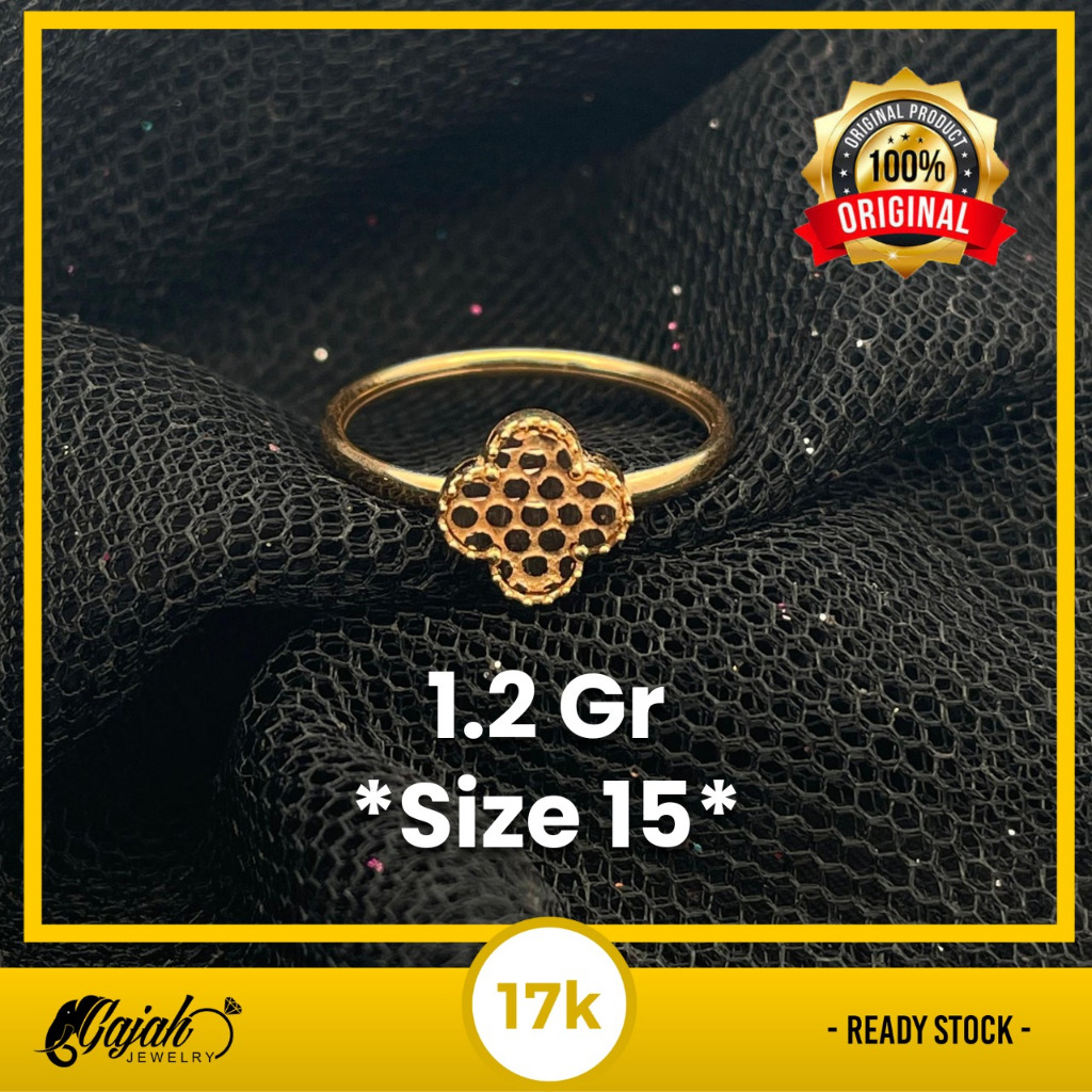 Cincin Emas 17K 1.2 Gram Toko Emas Gajah Online Salatiga 8030