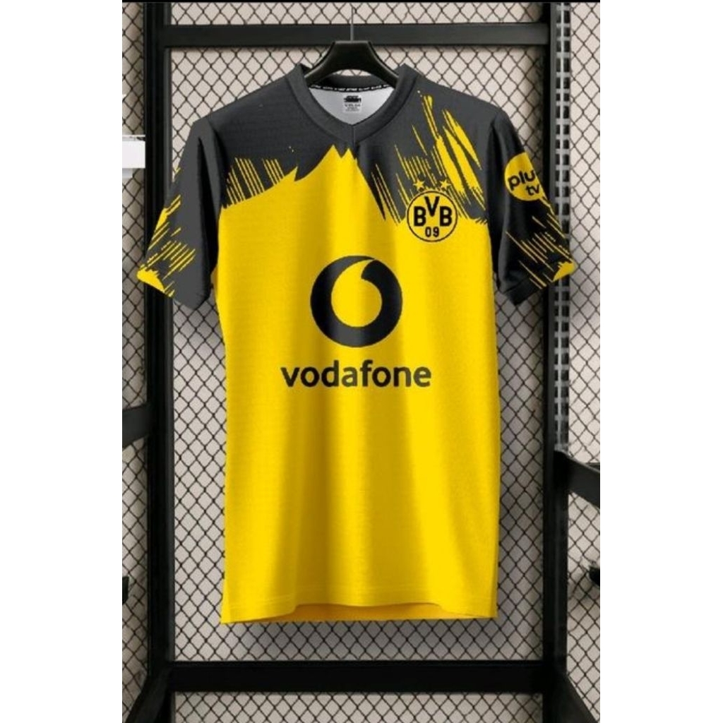 Jersey Kaos Baju Sepak Bola Dewasa Borrusia Borusia Dortmund Dortmun Home Away 3rd Third Kuning Yell
