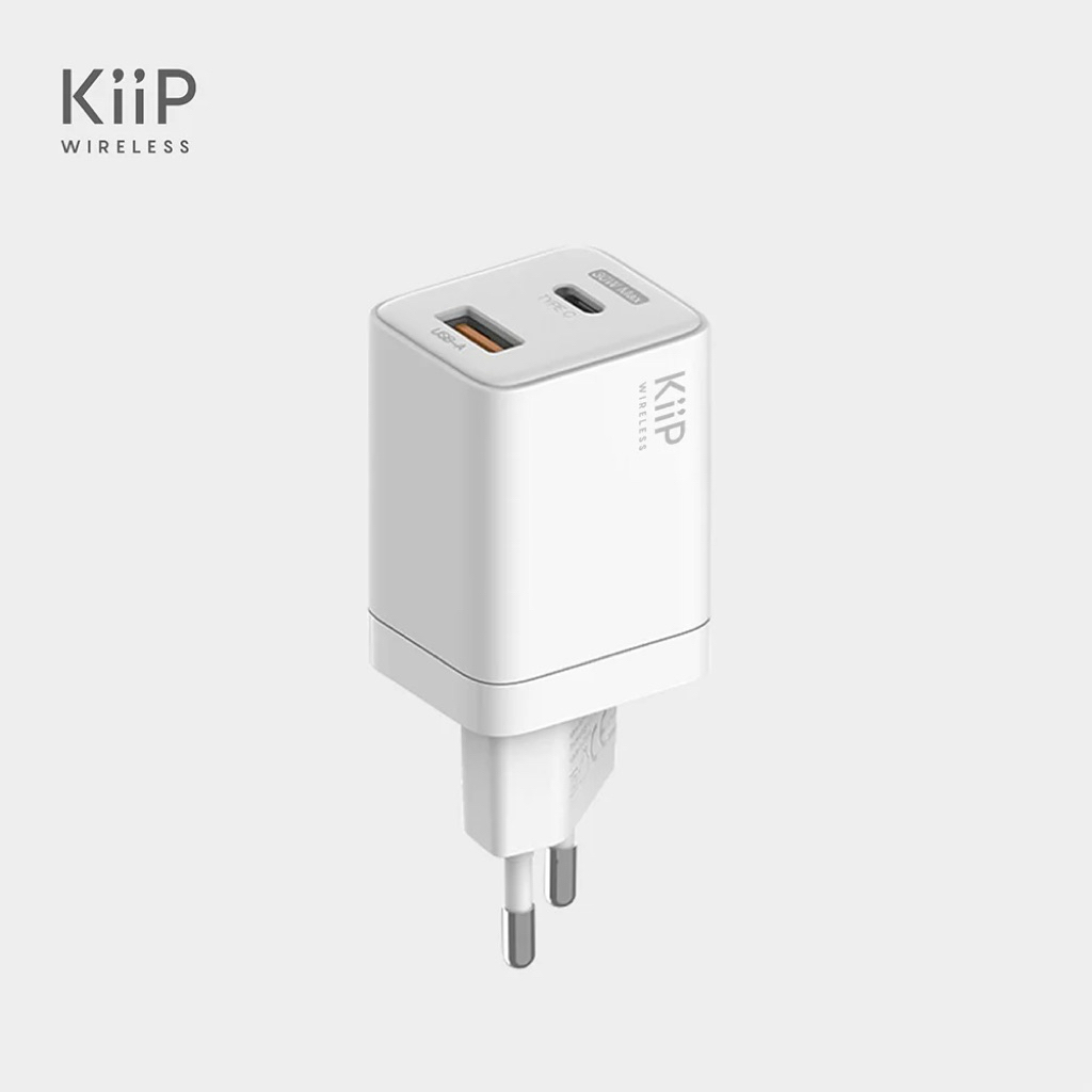 Kiip Wireless C10 Kepala Charger 30 Watt Fast Travel Charger