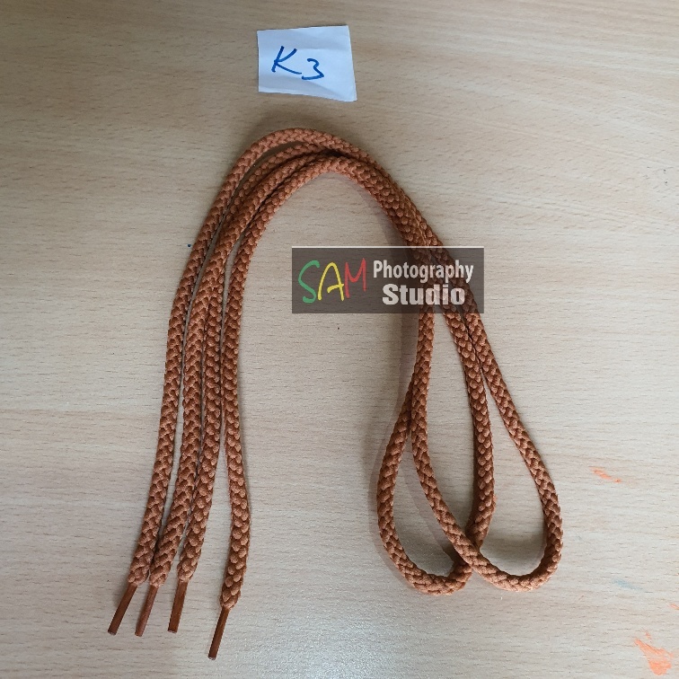 Tali Sepatu Coklat Bulat 4mm ROUND BROWN SHOE LACE