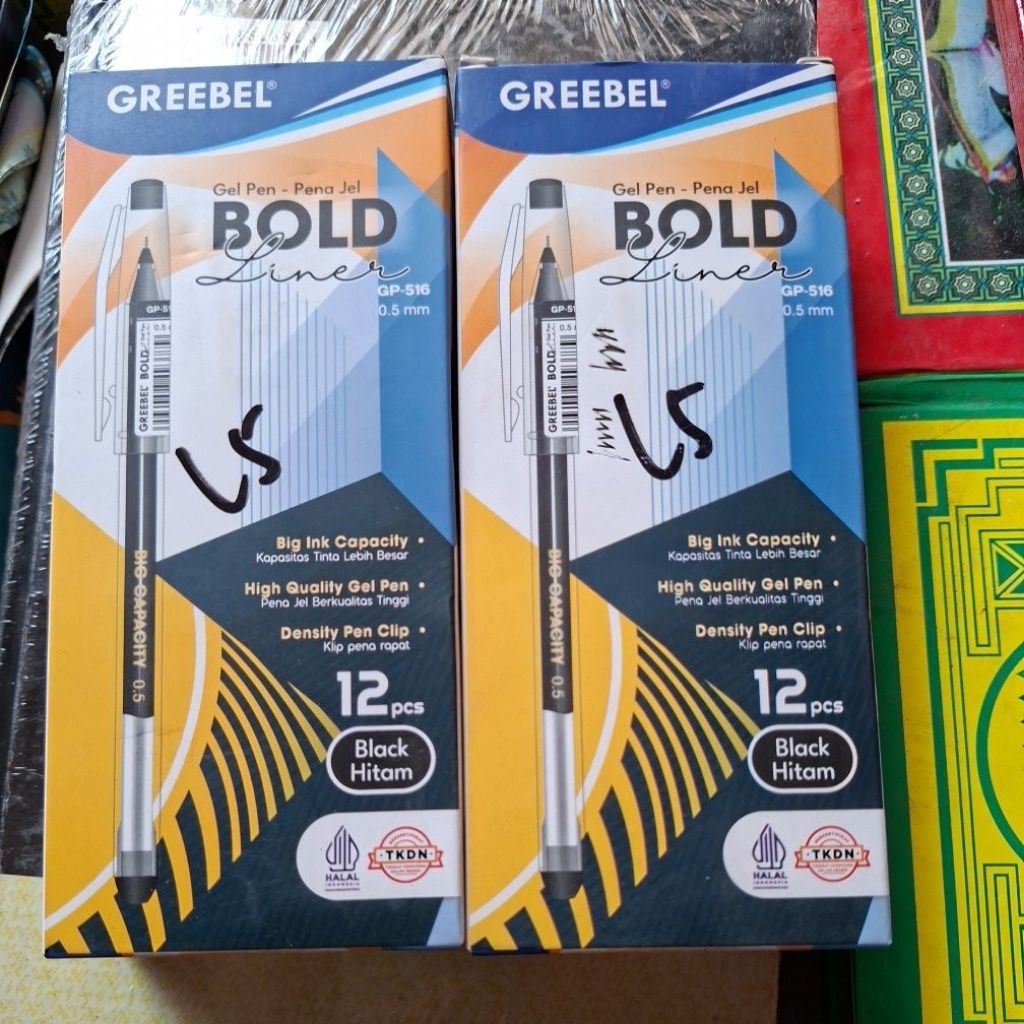 Pena tinta greebel pena gel pen bold (12pcs)