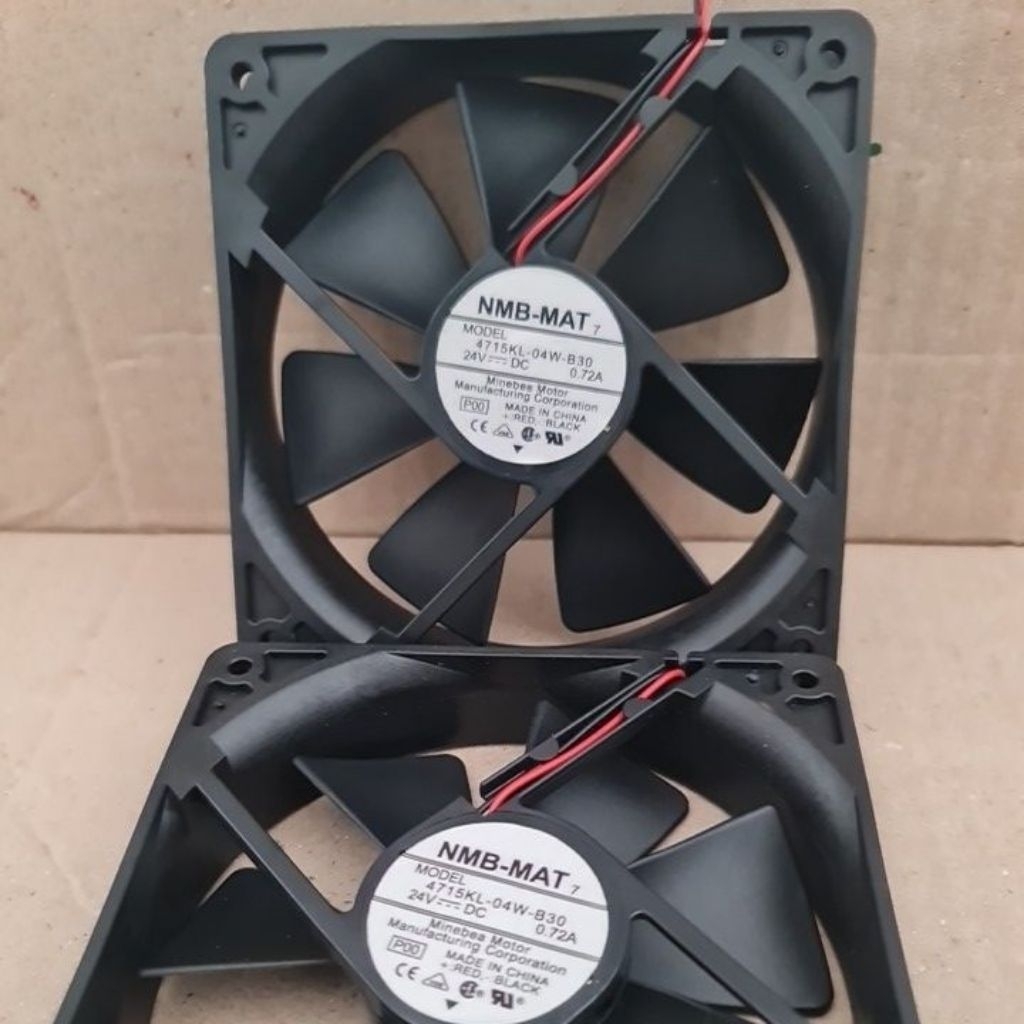 Motor Fan Dispenser arus DC 12x12cm 2kabel NMB-MAT