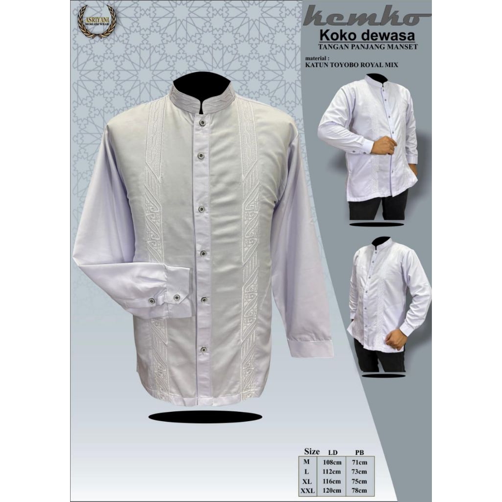 KOKO KEMKO DEWASA TANGAN PANJANG