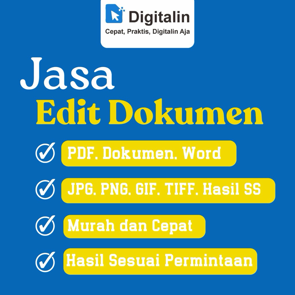 JASA EDIT PDF, DOKUMEN, FOTO, HASIL SS, DAN APA SAJA