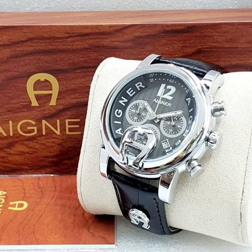 JAM TANGAN AIGNER BARI TALI KULIT WARNA PILIHAN - JAM TANGAN TALI KULIT AIGNER BARI