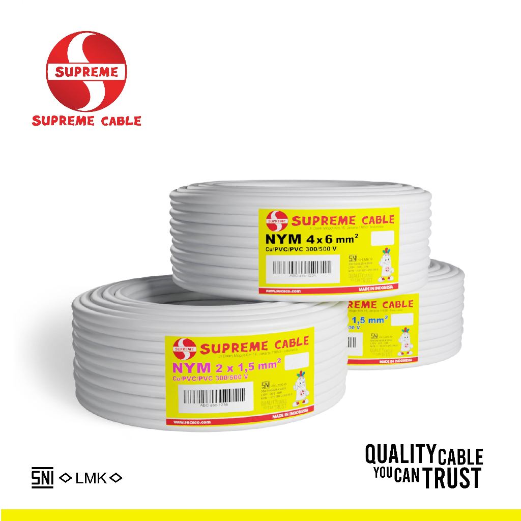 Kabel Supreme NYM 50 Meter 2X1.5 M