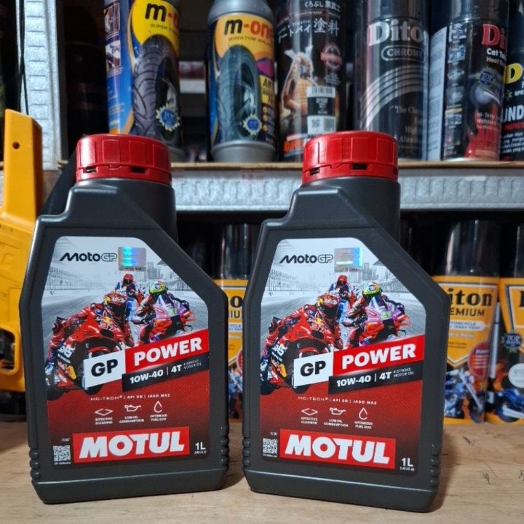 OLI MOTUL GP POWER 10w-40 1Liter Oli Mesin MOTUL Asli Oli Mesin Motor Sport Vixion/Sonic dll